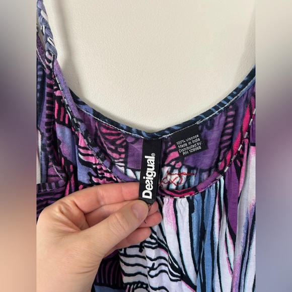 Desigual Women's Sahara Woman Knitted Dress Straps Small - Picture 2 of 7